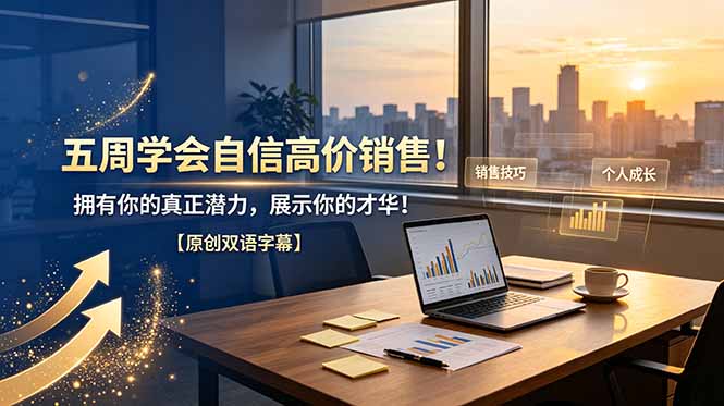 五周学会自信高价销售！拥有你的真正潜力，展示你的才华！【原创双语字幕】-niguangts