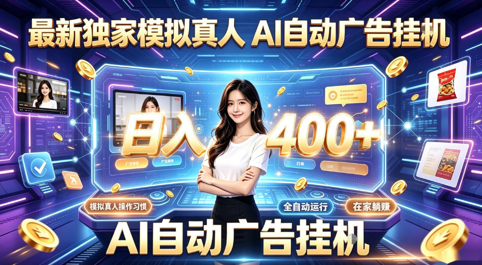 最新独家模拟真人，AI自动挂号挂G，日入400+，全程全自动运行，无需人工【揭秘】-niguangts