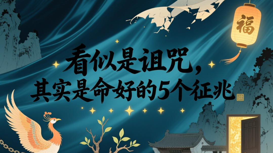 付费文章：看似是诅咒，其实是命好的5个征兆-niguangts
