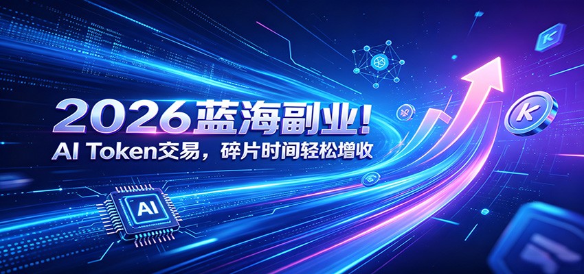 2026蓝海副业！AI Token交易，碎片时间轻松增收-niguangts