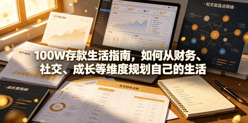 付费文章：100W存款生活指南，如何从财务、社交、成长等维度规划自己的生活-niguangts