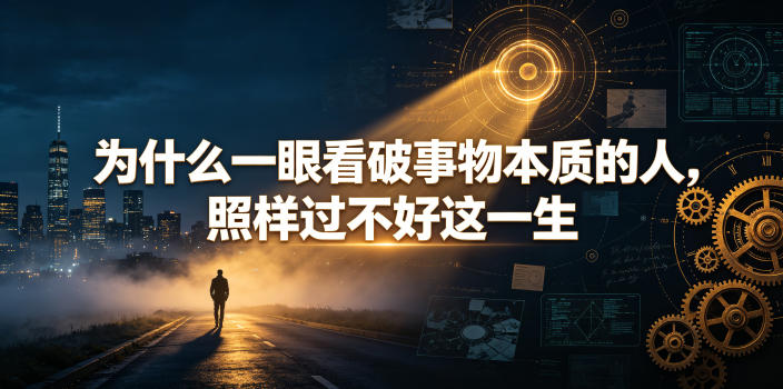 付费文章：为什么一眼看破事物本质的人，照样过不好这一生-niguangts