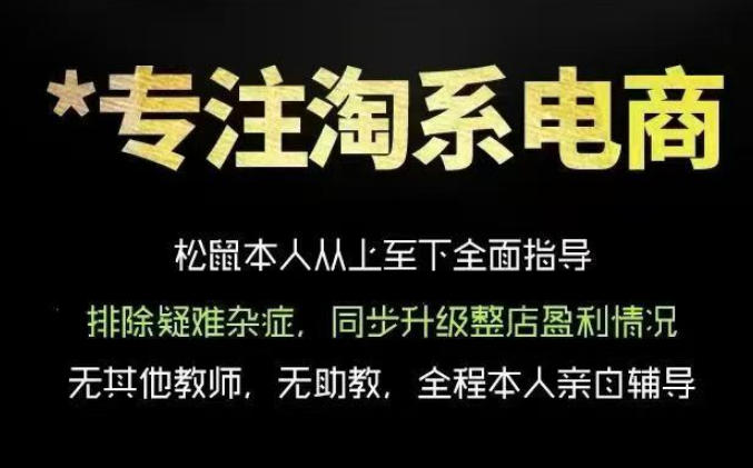 松鼠会电商VIP课程，从基础布局到高阶优化，助你掌握淘宝运营逻辑，提升店铺流量与转化(更新0703)-niguangts