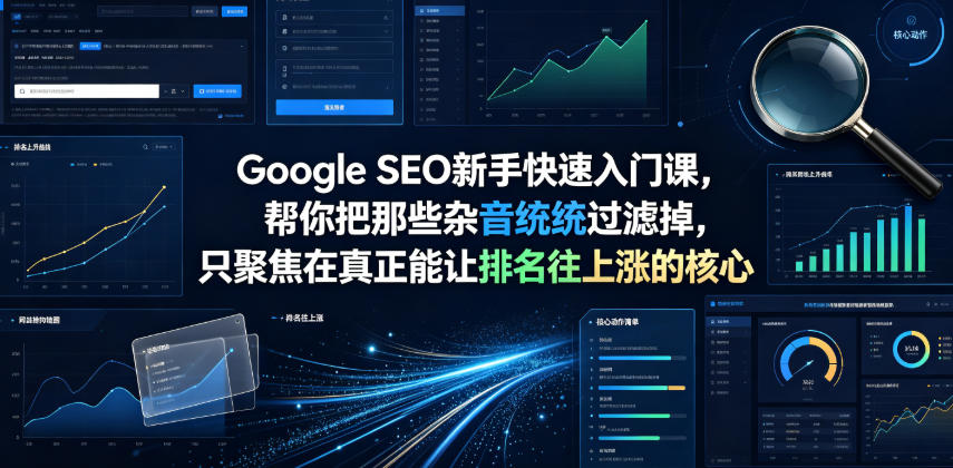 Google SEO新手快速入门课，帮你把那些杂音统统过滤掉，只聚焦在真正能让排名往上涨的核心动作【原创双语字幕】-niguangts
