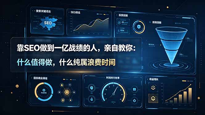 靠SEO做到一亿战绩的人，亲自教你：什么值得做，什么纯属浪费时间【原创双语字幕】-niguangts