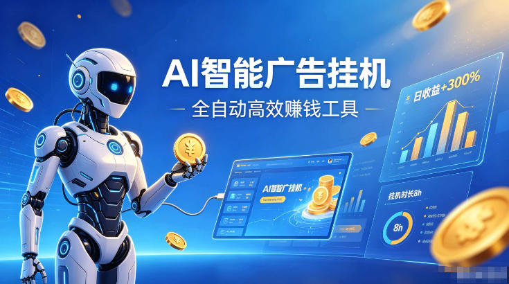 AI智能广告挂G，在家自动賺收益，全程无需人工操作、不用直播、不用拉人【揭秘】-niguangts