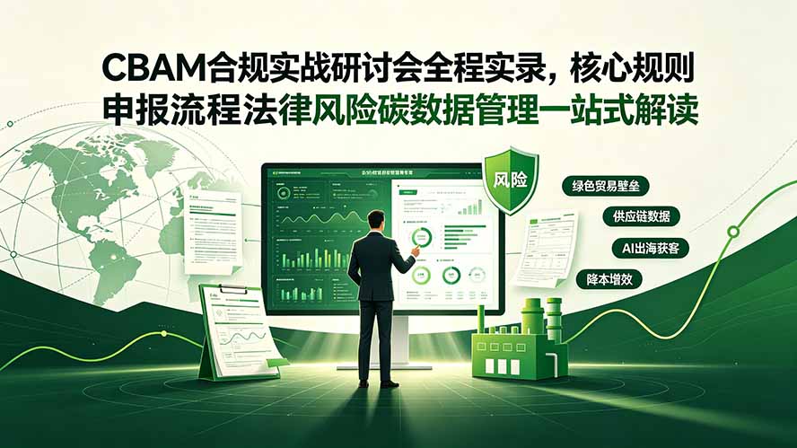 CBAM合规实战研讨会全程实录，核心规则申报流程法律风险碳数据管理一站式解读-niguangts