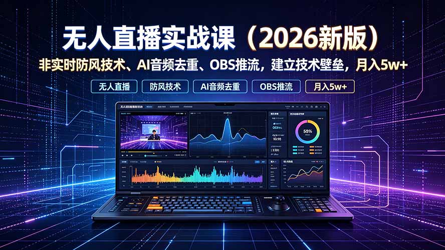 无人直播实战课(更新7月-niguangts