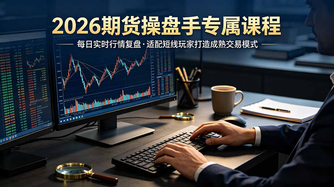 2026期货操盘手专属课程-更新7月11，每日实时行情复盘，适配短线玩家打造成熟交易模式-niguangts