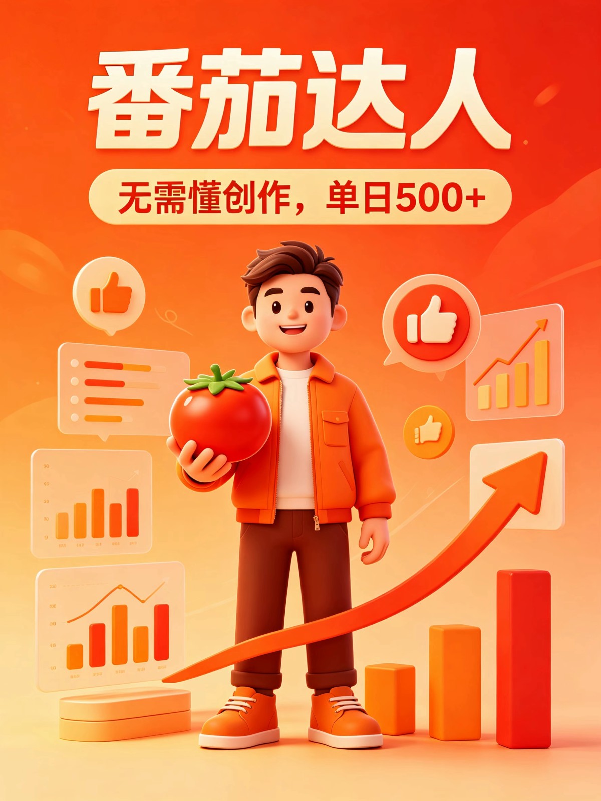 番茄小说达人全自动变现，普通人轻松日入500+-niguangts