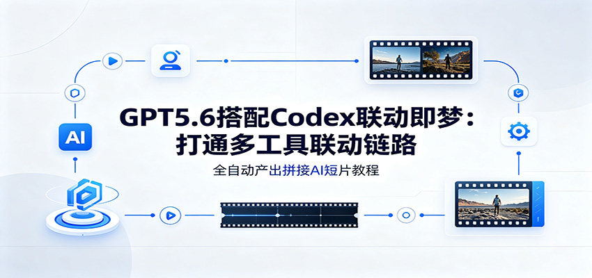 GPT5.6搭配Codex联动即梦：打通多工具联动链路，全自动产出拼接AI短片教程-niguangts