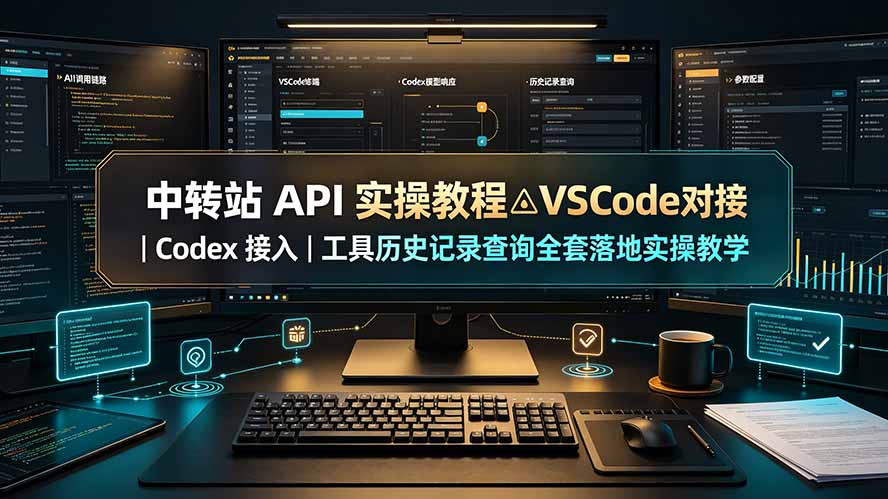 中转站 API 实操教程△VSCode 对接｜Codex 接入｜工具历史记录查询全套落地实操教学-niguangts