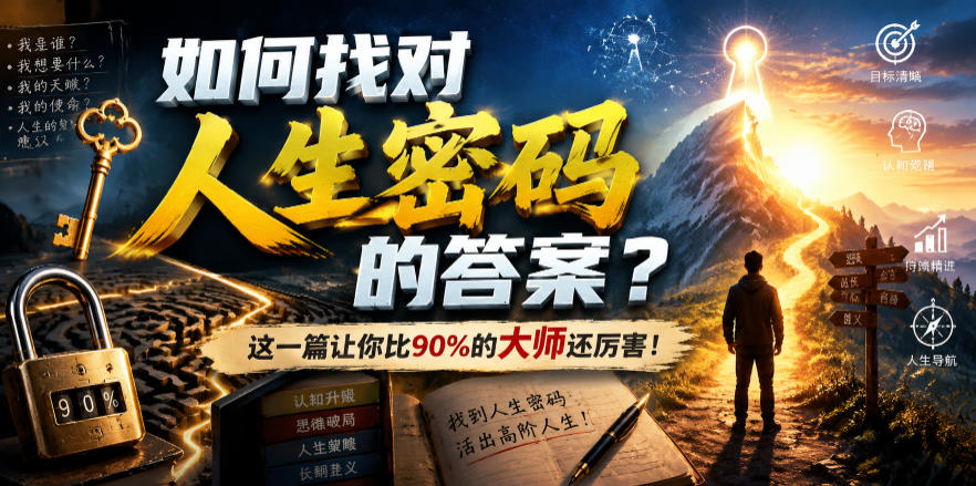 付费文章：如何找对人生密码的答案？这一篇让你比90%的大师还厉害！-niguangts