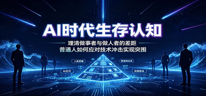 AI时代生存认知：理清做事者与做人者的差距，普通人如何应对技术冲击实现突围-niguangts