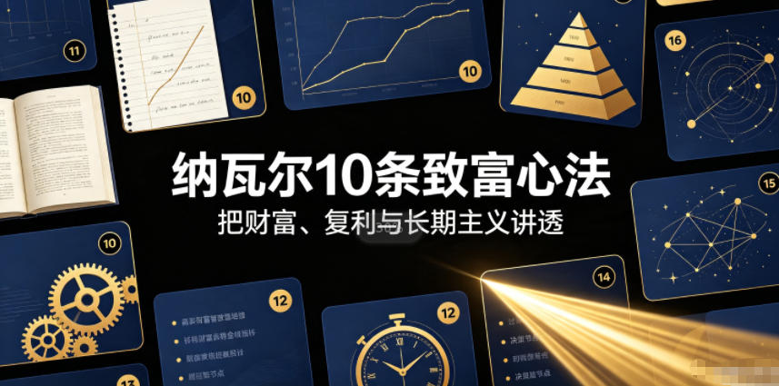 付费文章：纳瓦尔10条致富心法-niguangts